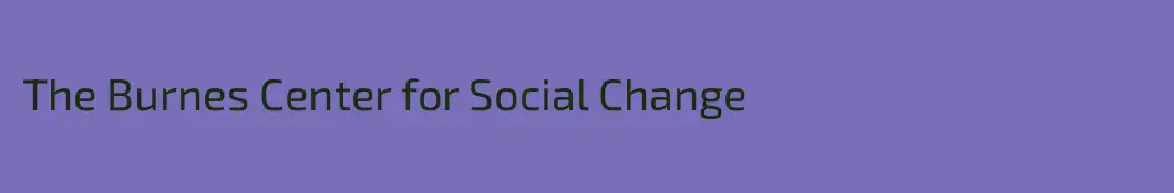 The Burnes Center for Social Change